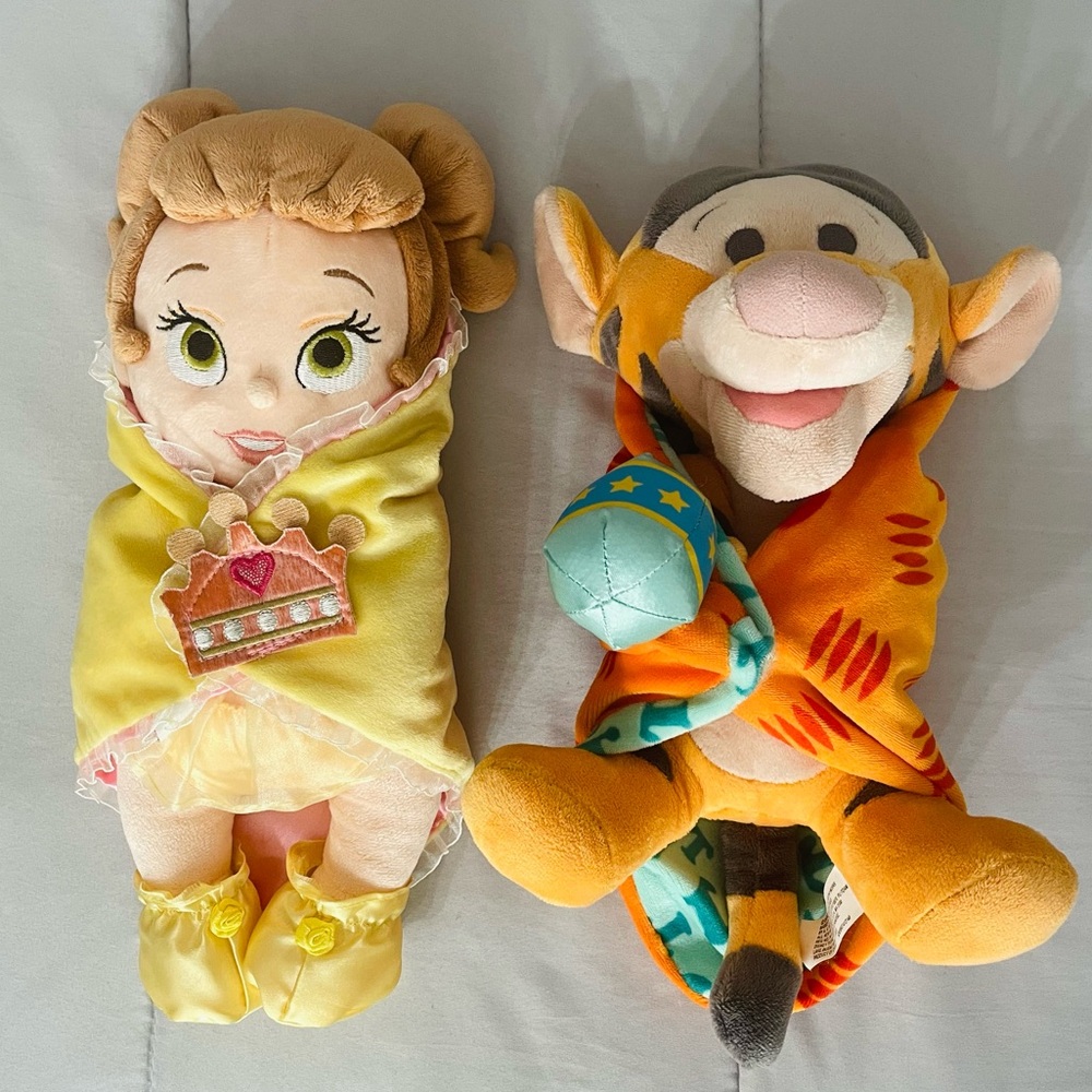Disney Plush Baby Doll Bundle (2)